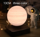 Luminária de mesa de levitação magnética Moon Light 3D Printing Planet Night Light