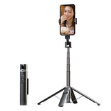 Quadrupod Double Fill Light Celular Bluetooth-compatível Selfie Stick