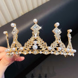 Children's Children's Crown Headdress Girls Princess Crown Hair Clip