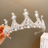 Children's Children's Crown Headdress Girls Princess Crown Hair Clip