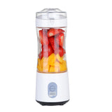 Liquidificador portátil para shakes e vitaminas, tamanho pessoal, dose única, espremedor de frutas para viagem, copo misturador com USB recarregável