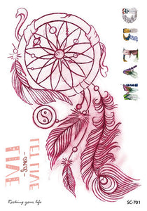 Fashionable Personality Dream Catcher Tattoo