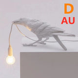 Creative Auspicious Bird Resin Wall Lamp Decoration