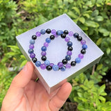 Purple Beaded Bracelet Bracelet