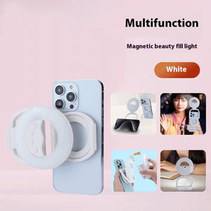 Portable Magnetic Phone Case Multifunctional Beauty Fill Light