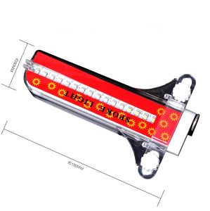 Luzes de bicicleta LED à prova d'água Roda Lâmpada Tira 32 Padrões