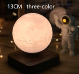 Luminária de mesa de levitação magnética Moon Light 3D Printing Planet Night Light