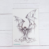 Disposable Waterproof Tattoo Sticker Fallen Angel