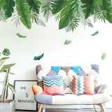 Wall Stickers Nordic  Green Plants Ins Wind