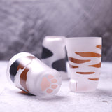 Creative Cute Cat Paws Glass Tiger Paws Mug Office Coffee Mug Tumbler Personality Breakfast Milk Porcelain Cup Gift