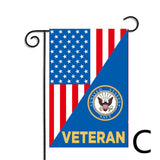 Polyester American Veteran Veteran Garden Flag