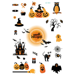 Halloween face sticker tattoo sticker