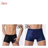 Ice silk men's underwear mesh boxer