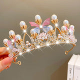 Children's Children's Crown Headdress Girls Princess Crown Hair Clip