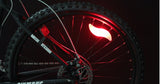 Raios de bicicleta Lâmpada Ciclismo Bicicleta Willow LED Roda Fio Luzes À Prova D'Água Bicicleta Lâmpada Ciclismo Pneu Válvula Tampas Roda