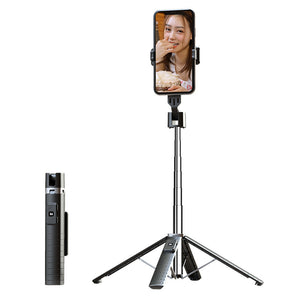 Quadrupod Double Fill Light Celular Bluetooth-compatível Selfie Stick