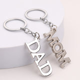 Creative Father Mother's Day Gift Zinc Alloy Letter Keychain