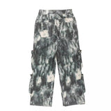 Street Design Spring New Camouflage Multi-pocket Cargo Pants Loose Girl