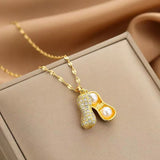 Peanut Pendant Necklace For Women Simple Niche