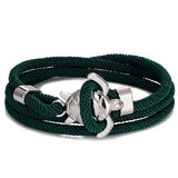 Marine Series Multi-circle Adjustable Navigation Rope Bracelet