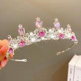 Children's Children's Crown Headdress Girls Princess Crown Hair Clip