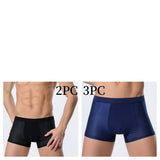 Ice silk men's underwear mesh boxer