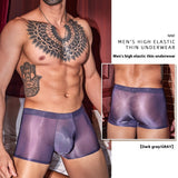 Men's Ultra-thin Breathable Sexy Underwear Silky