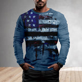 European And American Style Long Sleeve Men's Daily Casual Style XINGX Printing