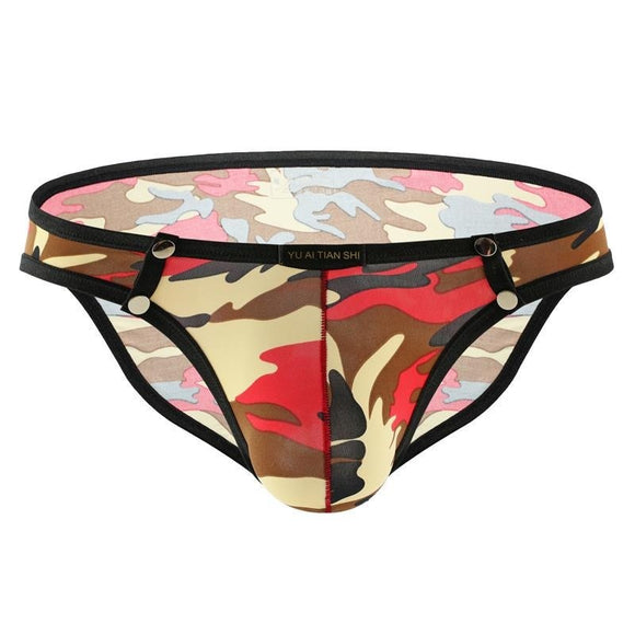 New Men's Underwear Camouflage Rivet