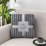 Thickened flannel blanket new drawn blanket sofa blanket Student office nap blanket