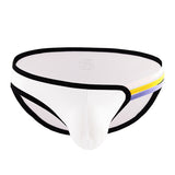 Men's T-shape Rainbow Cotton Breathable Sexy High Elastic Briefs U Bag