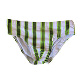 Striped Swim Briefs Simple Three-dimensional