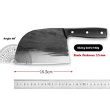 Hand-forged Kitchen Slicing Knife Dedicated For Chefs Cleaver Stainless Steel