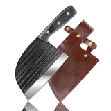 Hand-forged Kitchen Slicing Knife Dedicated For Chefs Cleaver Stainless Steel