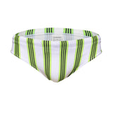 Striped Swim Briefs Simple Three-dimensional