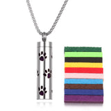 Aromatherapy Pendant Perfume Bottle Essential Oil Titanium Steel